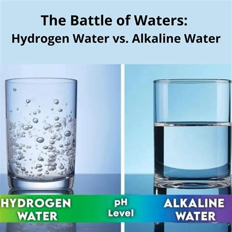 Hydrogen Water vs Alkaline Water: Understanding The Differences ...