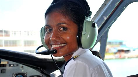 First Female Maldivian Float Plane Pilot