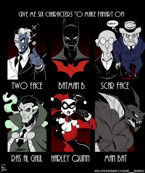 Six Characters Batman Tas By Great Dude On Deviantart