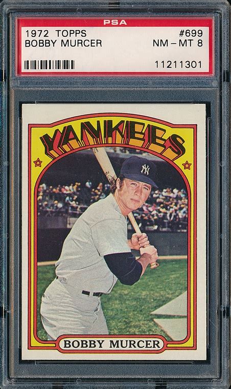 Baseball 1972 Topps New York Yankees Bobsbbcards Set Image Gallery