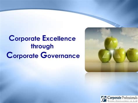 Corporate Governance A Conceptual Framework