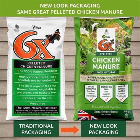 X Natural Pelleted Chicken Manure Fertiliser Multi Purpose Organic