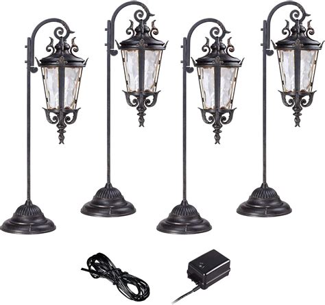 John Timberland Casa Marseille Bronze 6 Piece Led Landscape Light Kit