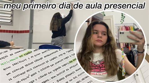 Meu Primeiro Dia De Aula Presencial Minha Rotina Estudando Na Etec