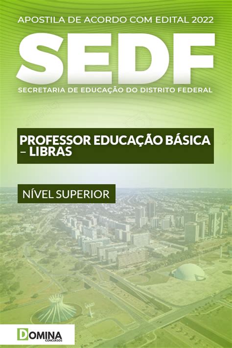 Apostila Sedf Professor Educa O B Sica Letras Libras