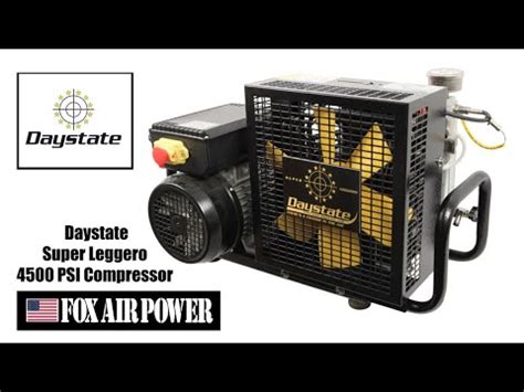 DAYSTATE SUPER LEGGERO 4500 PSI COMPRESSOR AVAILABLE NOW AT FOX AIR