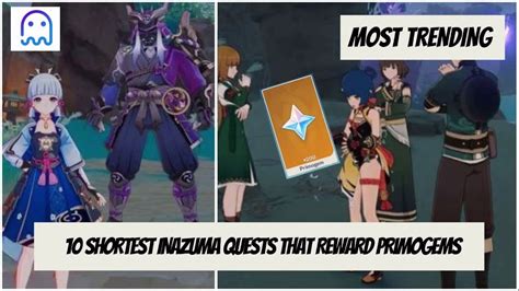 10 Shortest Inazuma Quests That Reward Free Primogems in Genshin Impact ...