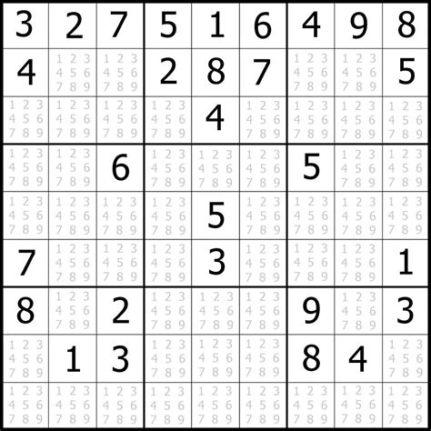 Sudoku 9x9 With Answers Printable