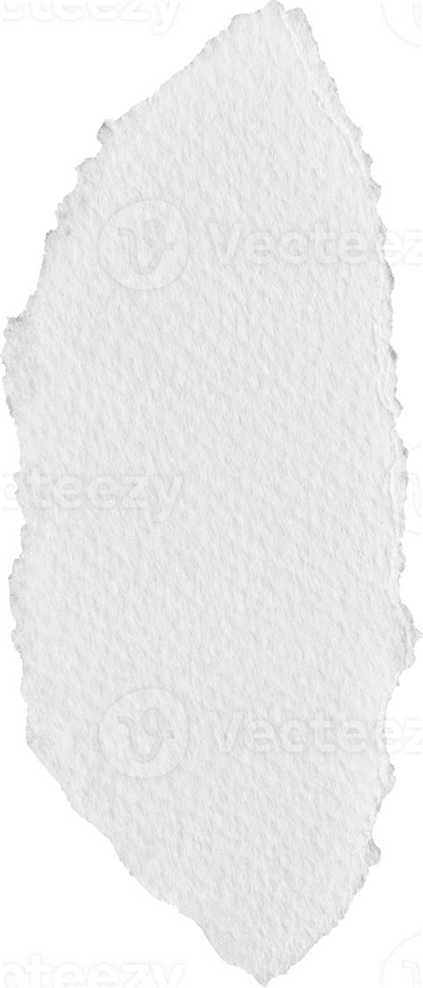 White Torn Paper Textured Piece 45953732 Png