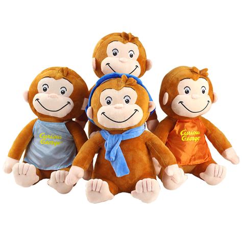 Curious Monkey Monkey Cute Plush Toy Figure Cjdropshipping