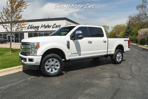 Used 2018 Ford F 350 Super Duty Platinum 4x4 Platinum Ultimate Package 6 7l Power Stroke V8