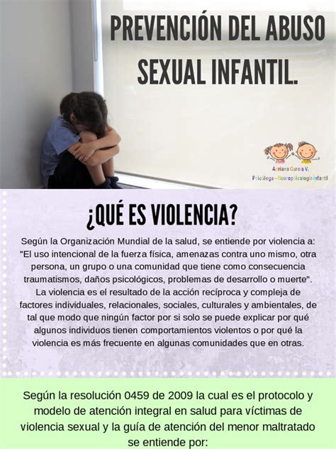 Factores Protectores Y De Riesgo Para Prevenir El Abuso Sexual Infantil Pdf Abuso Sexual