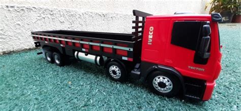 Miniatura Iveco Tector Bi Truck Qualificado Arqueada Frete Gr Tis