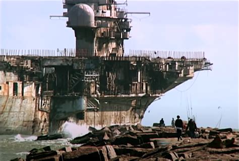 Uss Oriskany Being Towed To Sea To Be Sunk And Used As An Artificial