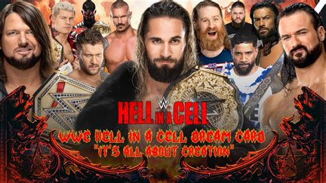 WWE HELL IN A CELL 2024 DREAM CARD YouTube