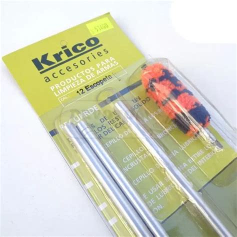 Krico Kit Limpieza Escopeta Calibre Baqueta Inox Cepillos Dia De Pesca