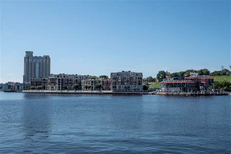 Baltimore Inner Harbor Skyline. Editorial Photography - Image of harbor ...