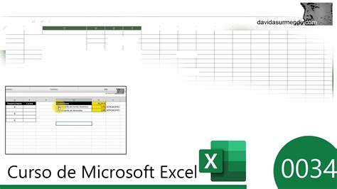 0034 Curso Microsoft Excel Uso de Fórmula y Funciones Lógicas junto