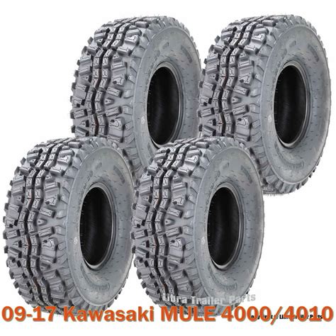 09 17 Kawasaki Mule 40004010 Full Set 4 Utv Atv Tires 23x11 10 6pr