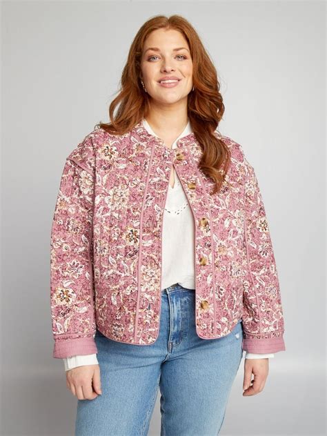 Veste matelassée imprimée Rose Kiabi 39 00