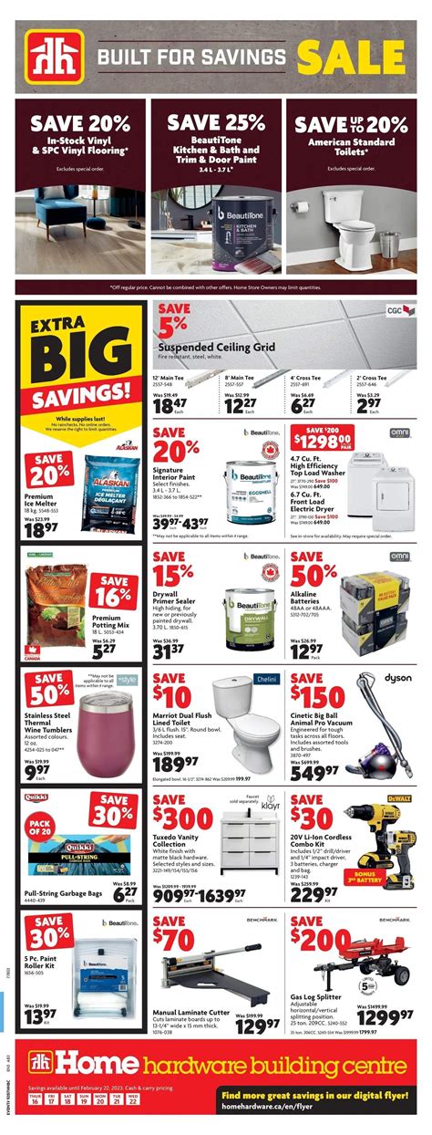 Home Hardware Building Centre Ab Flyer February To