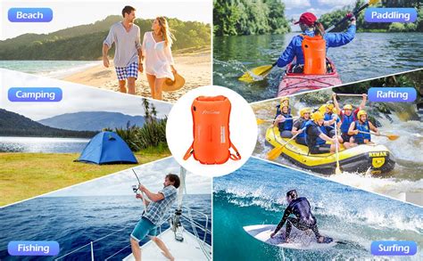 Procase 35l Swim Buoy Tow Float Waterproof Inflatable Swimming Float