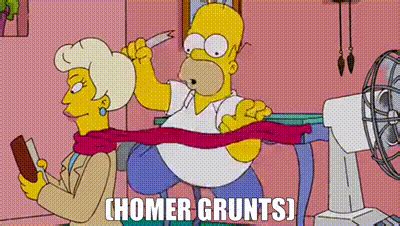 YARN HOMER GRUNTS The Simpsons 1989 S20E11 Comedy Video