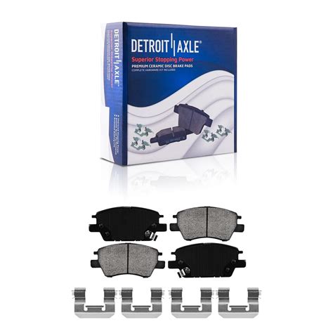 Front Disc Rotors Ceramic Brake Pads For 2016 2021 Chevy Cruze Volt