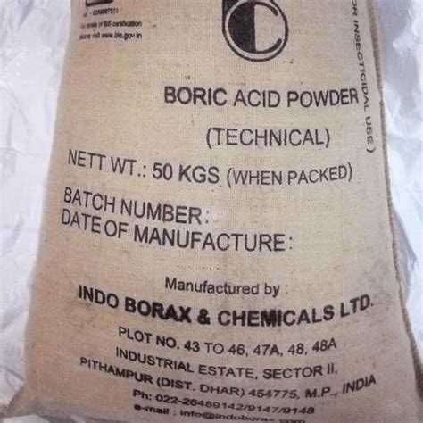 Boric Acid At Best Price In Valsad Gujarat Geet Chem Specialities