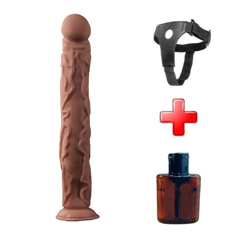 Mega Boy Belden Bağlamalı Dildo 35 cm Mahrem Shop Sex Shop