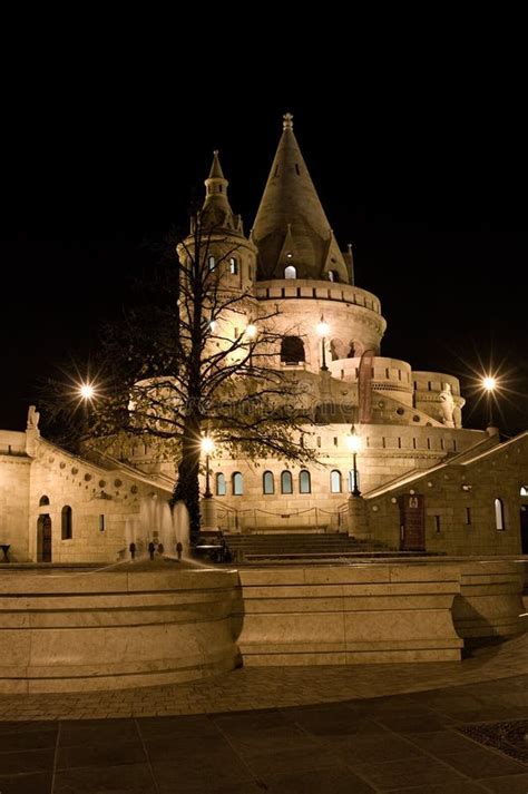 Fisherman S Bastion Night View, Budapest Stock Image - Image of night ...