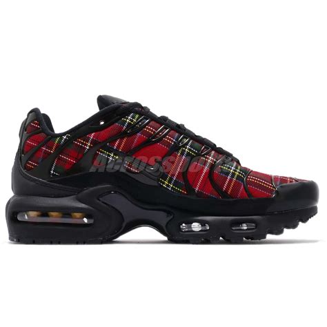 Nike Wmns Air Max Plus TN SE Tartan Black Red Womens Running Shoes ...