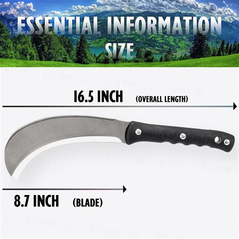 Billhook Sickle Machete For Clearing Brush Axe Tool Review Japanese