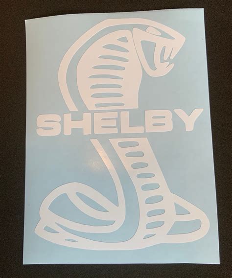 Mustang Shelby Cobra Decal Car Truck Decal Sticker Wall Etsy