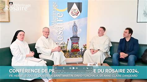 CONFÉRENCE DE PRESSE DU PÈLERINAGE DU ROSAIRE 2024 YouTube