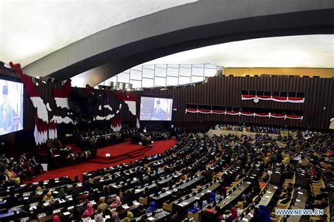 Indonesian President Delivers Annual Speech At Parliament Building