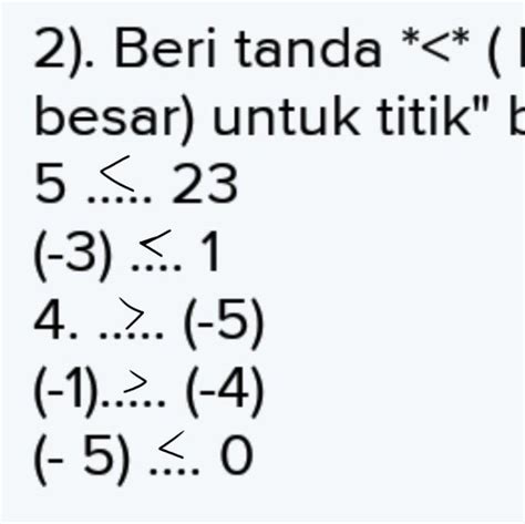 Rumus Matematika Lebih Besar Lebih Kecil Matematikajar