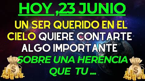 DIOS DICE ALGUIEN DE TU FAMILIA EN EL CIELO QUIERE CONTARTE ALGO SERIO