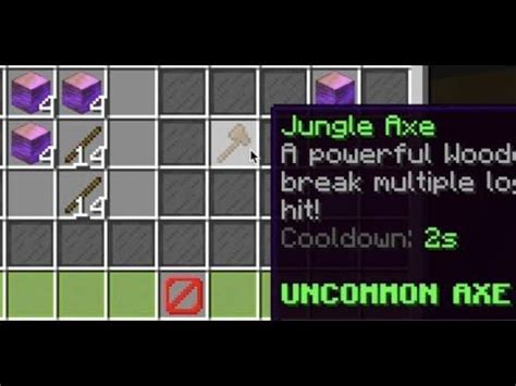 Jungle Axe in Hypixel Skyblock Minecraft - Everything to Know