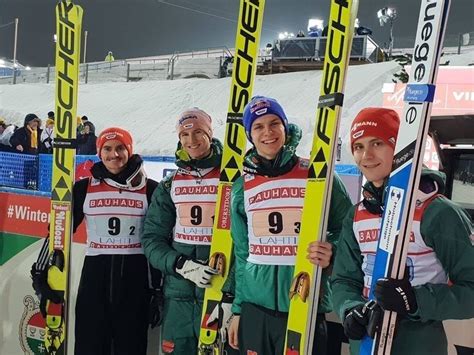 Richard Freitag Karl Geiger Andreas Wellinger Stephan Leyhe Ski