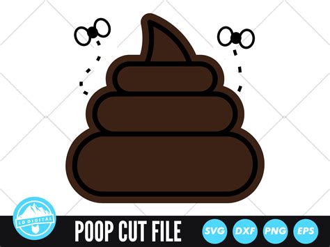 Poop Svg Files Poo Emoji Cut Files Poop Emoji Vector Files Etsy ...