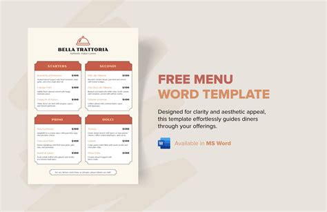 Menu Templates in Word - FREE Download | Template.net