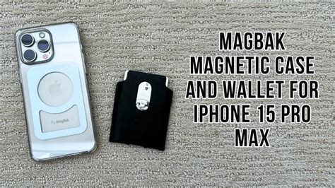 Magbak Iphone Pro Max Case Wallet Unboxing Review Youtube