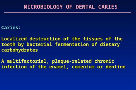 PPT Microbiology Of Caries Ppt DOKUMEN TIPS