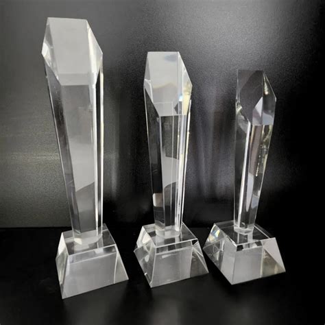 Pillar Glass Award Woolf S Trophies And Engravers