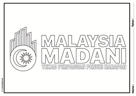 Hari Kebangsaan 2023 Malaysia Madani Cikgugrafik