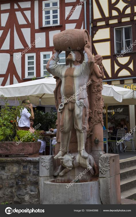 Limburg an der Lahn ( Limburg ) , Germany, Europe. Fountain – Stock ...