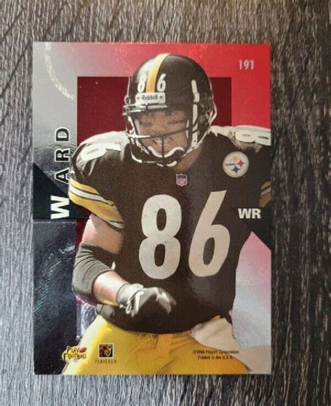 Hines Ward Playoff Momentum Ssd Red Rc Card Rookie Sp