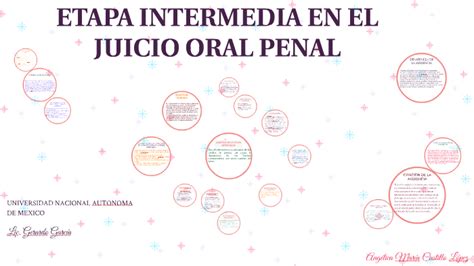 Etapa Intermedia En El Juicio Oral Penal By Angélica Castillo López On