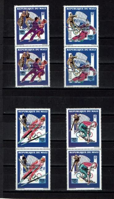 Timbres Jeux Olympiques 1994 Mali Surimpression Timbre Neuf Eur 12 99 Picclick Fr